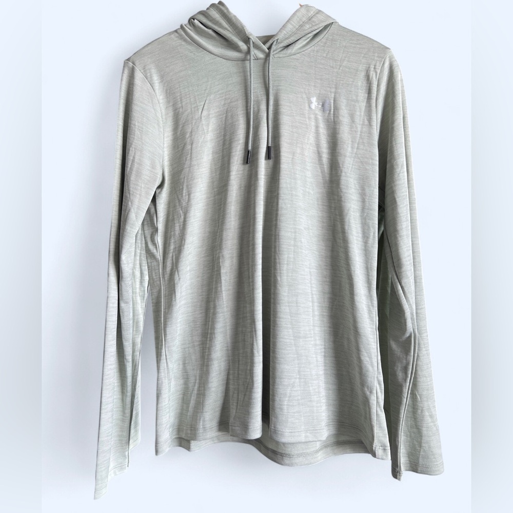 Under Armour Light Green Lightweight Hoodie NWT Running Athleisure S
